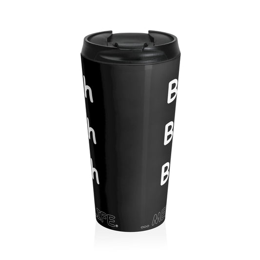 Travel Mug (15oz) - Blah Blah Blah (black)