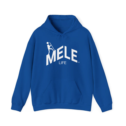 Hooded Sweatshirt (unisex) - MELE LIFE (white)