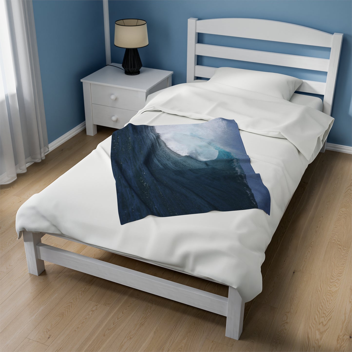 Blanket Velveteen Plush - Wave