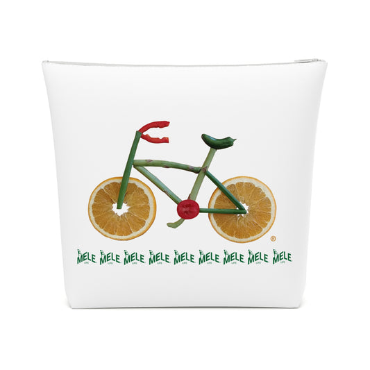 Cosmetic Bag - Veggie Bike  (white)