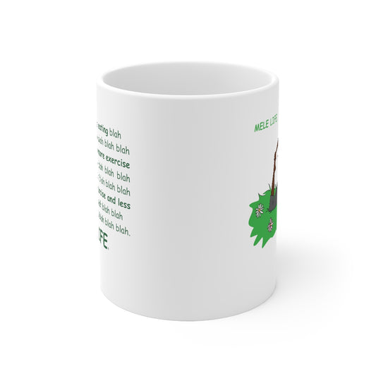 Coffee Mug - Yoga Lady 2   (white)