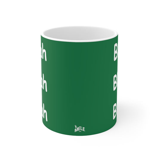 Coffee Mug - Blah Blah Blah   (green)