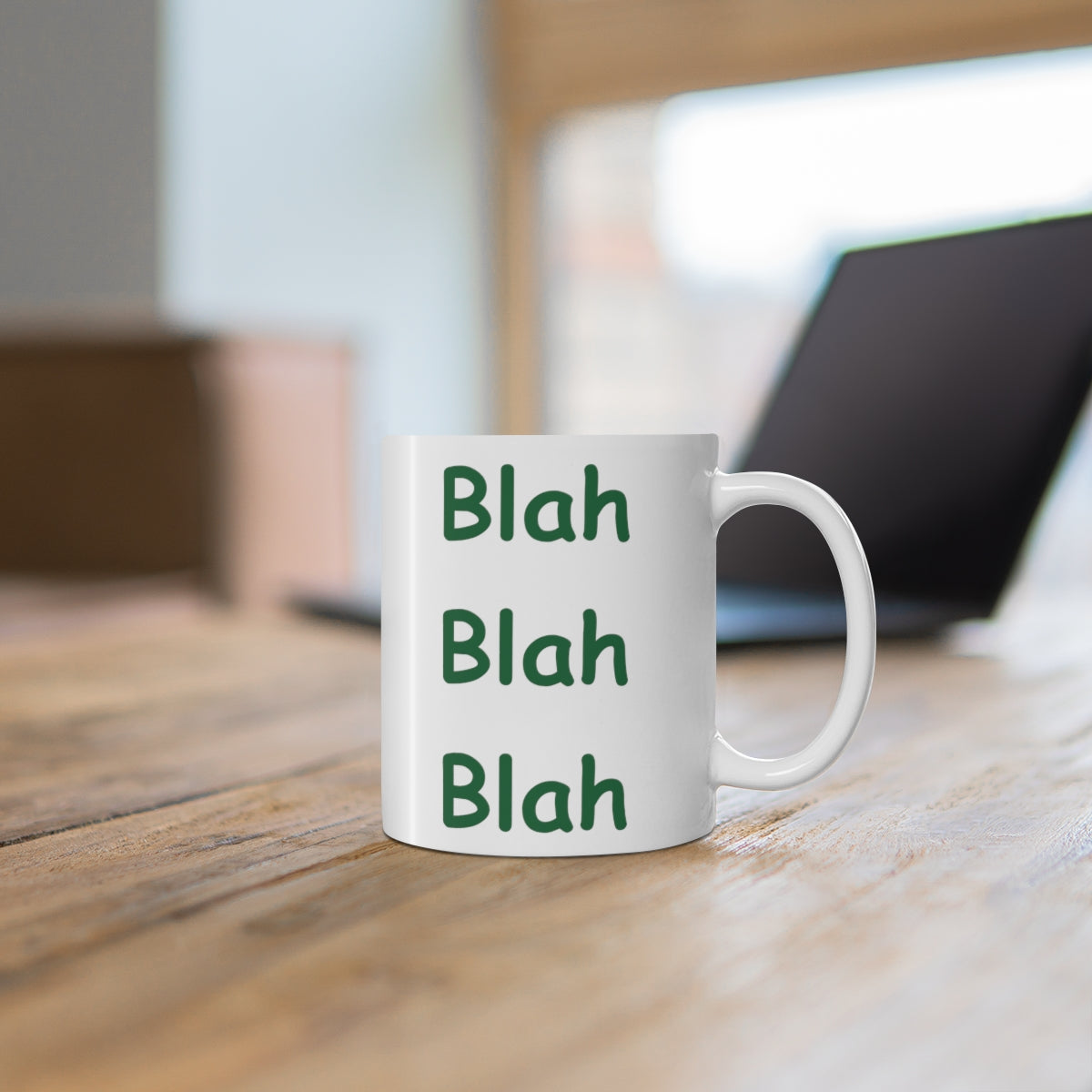 Coffee Mug - Blah Blah Blah   (white)
