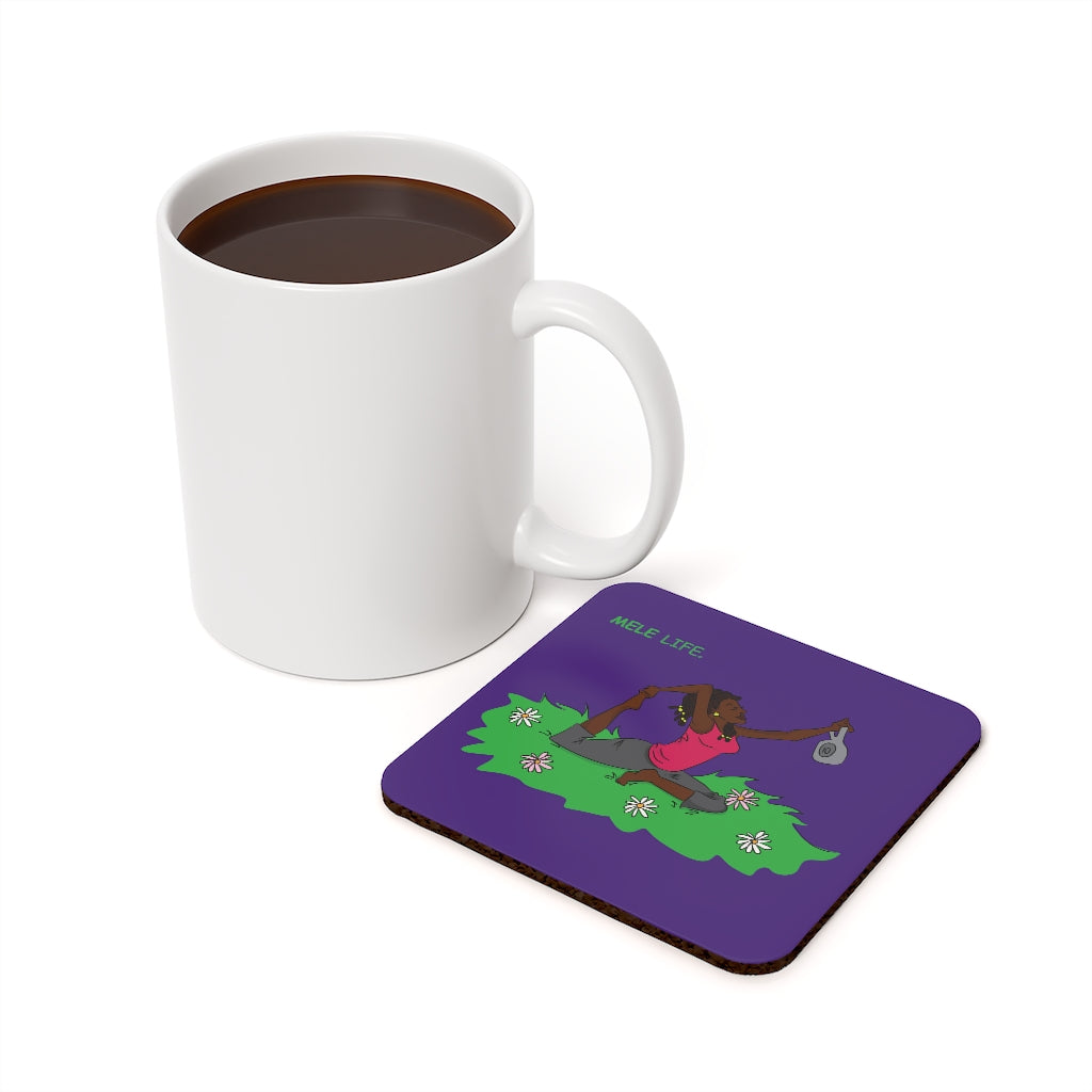 Coaster - Yoga Lady2   (purple)