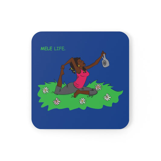 Coaster - Yoga Lady2   (blue)