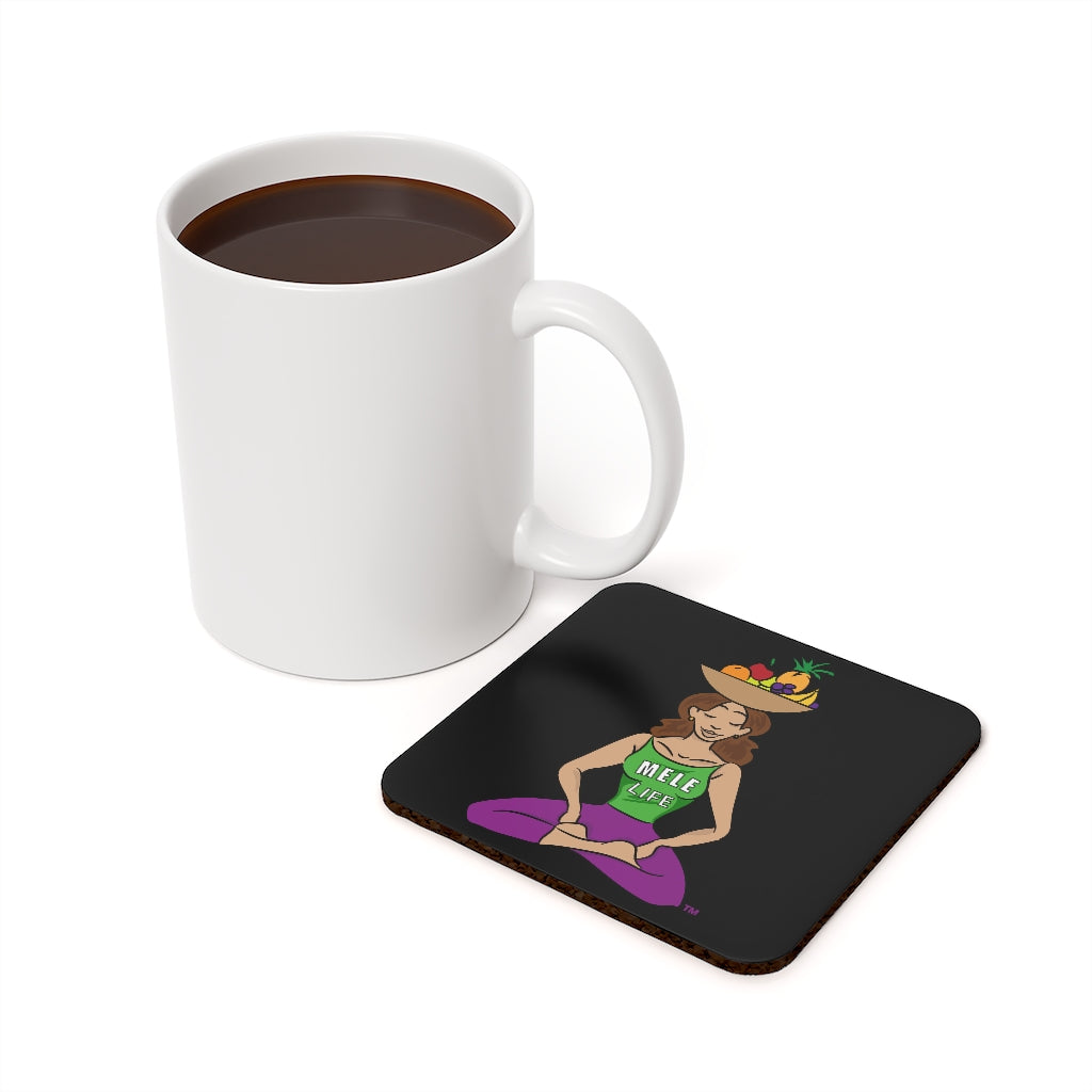 Coaster - Yoga Lady1  (black)
