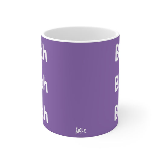 Coffee Mug - Blah Blah Blah   (purple)