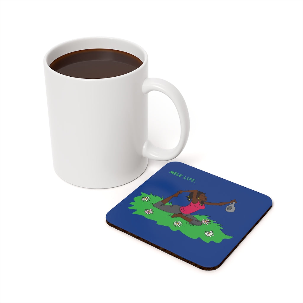 Coaster - Yoga Lady2   (blue)