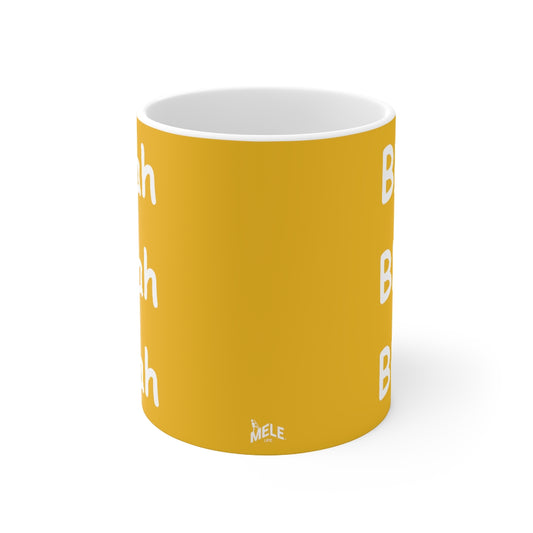 Coffee Mug - Blah Blah Blah   (yellow)