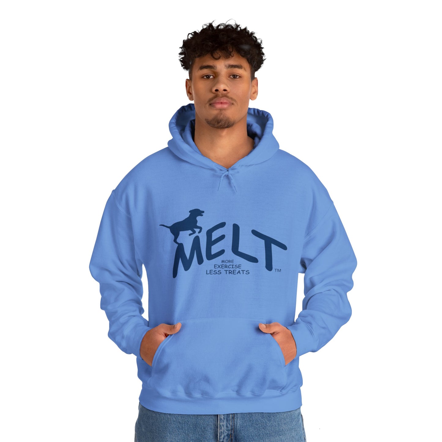 Hooded Sweatshirt (unisex) - MELT   (blue)