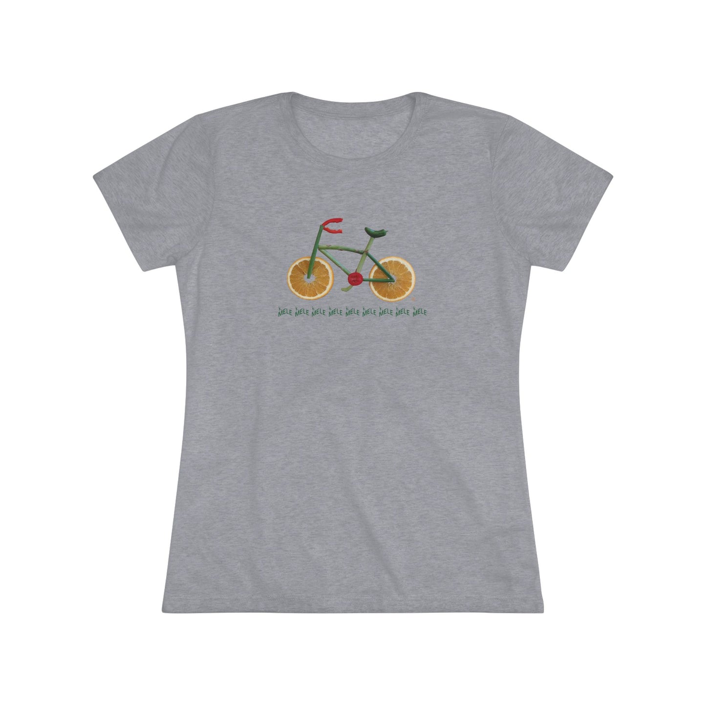 Women's Triblend Tee - Veggie Bike