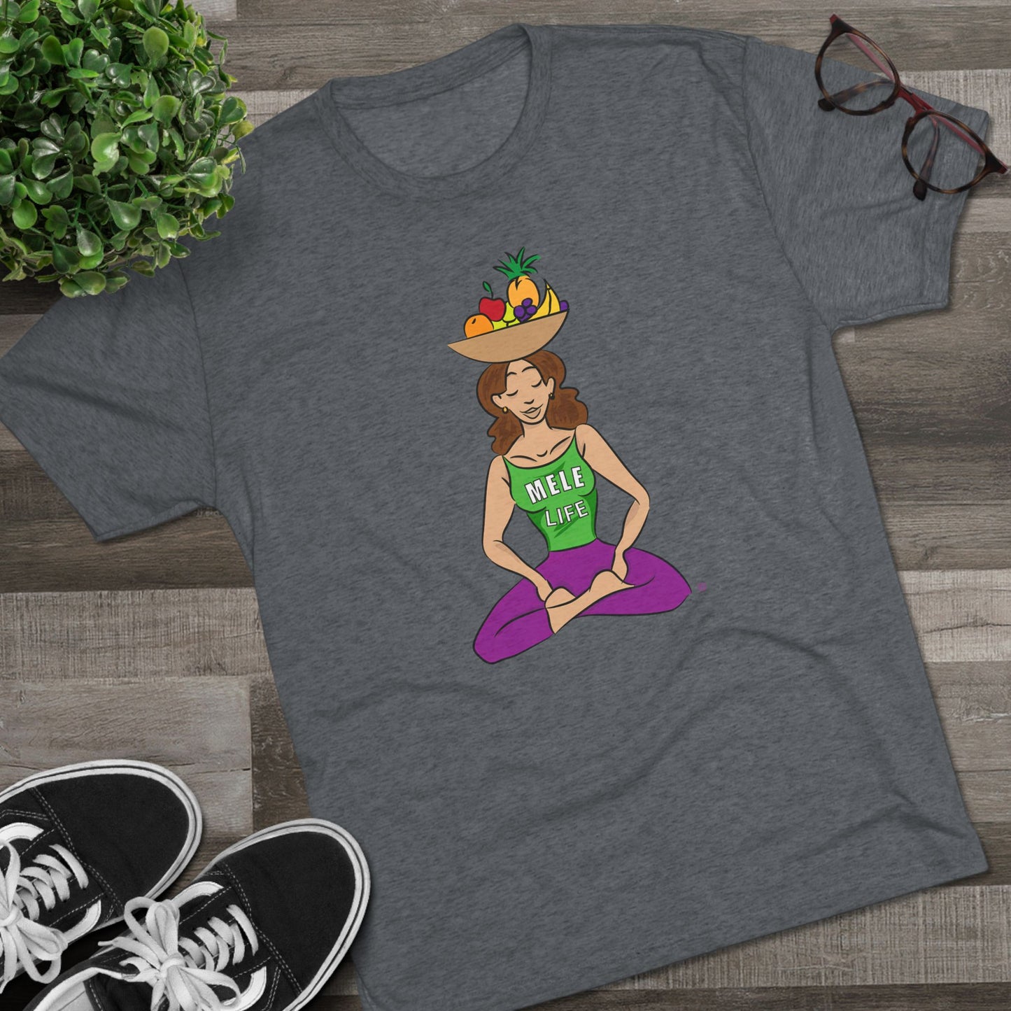 Triblend Tee (unisex) - Yoga Lady1