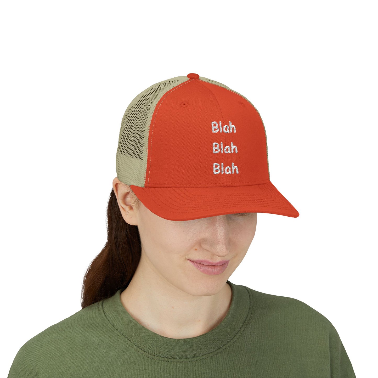 Baseball Cap (Snapback Trucker style) - Blah Blah Blah