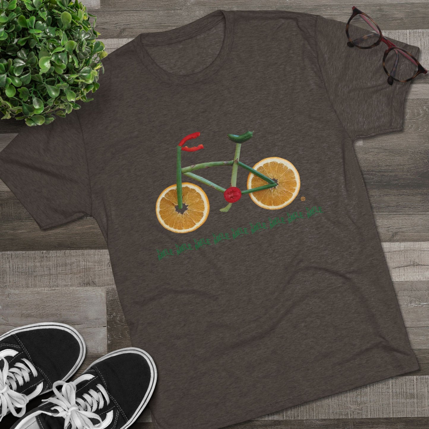 Triblend Tee (unisex) - Veggie Bike