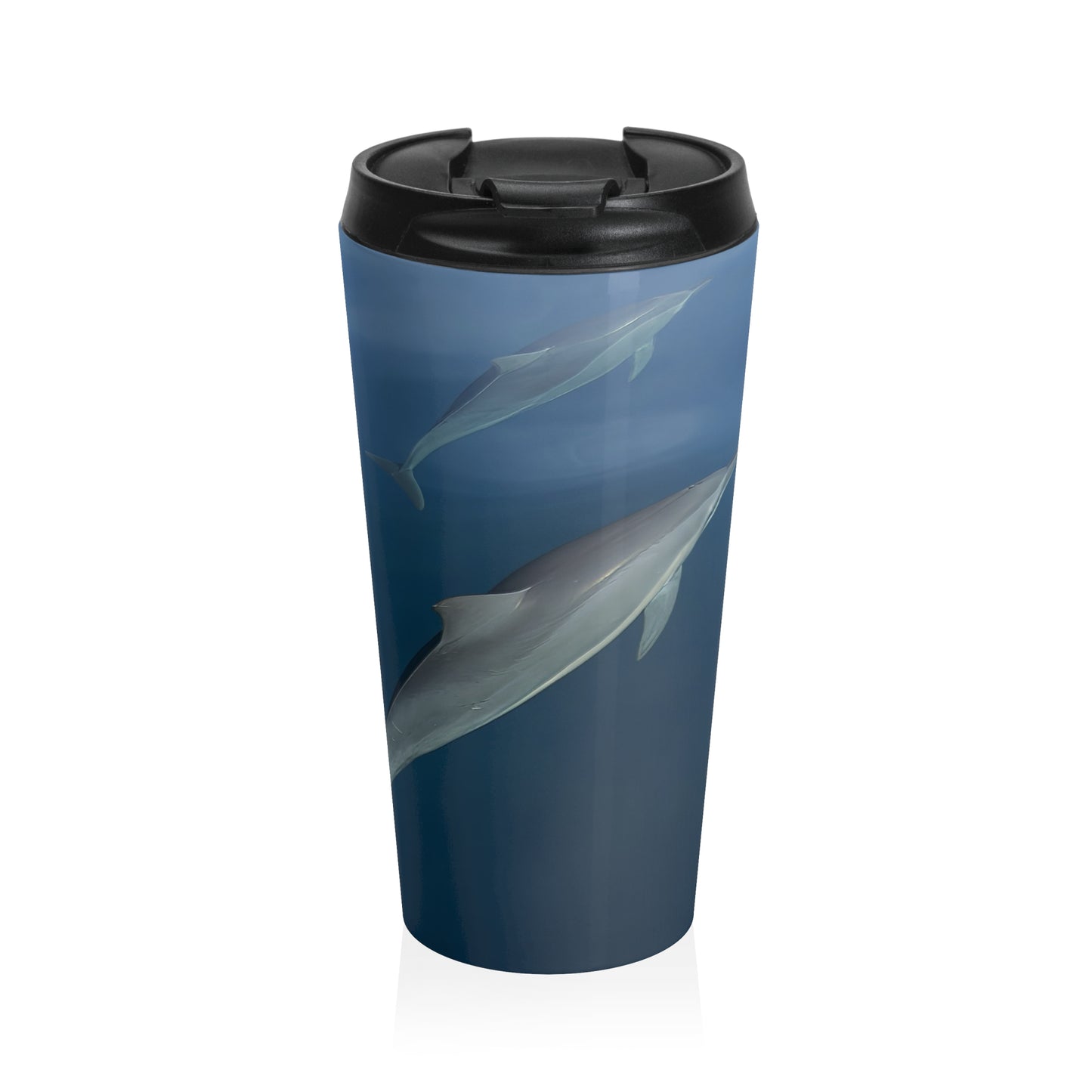 Travel Mug (15oz) - Dolphins