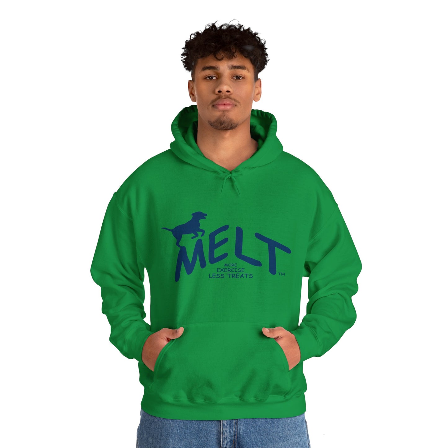 Hooded Sweatshirt (unisex) - MELT   (blue)