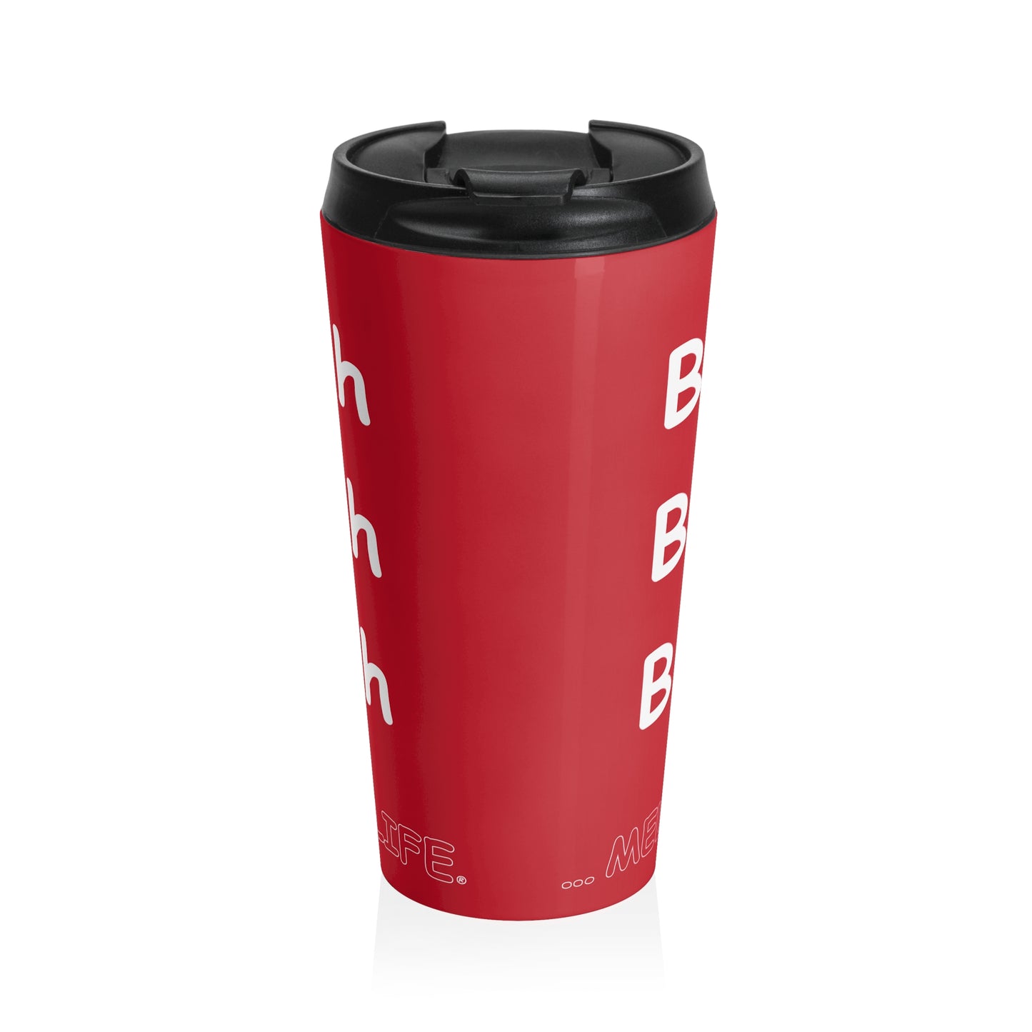 Travel Mug - Blah Blah Blah    (red)