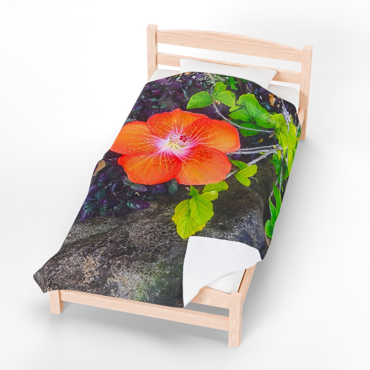Blanket  - Hawaiian Hibiscus Flower