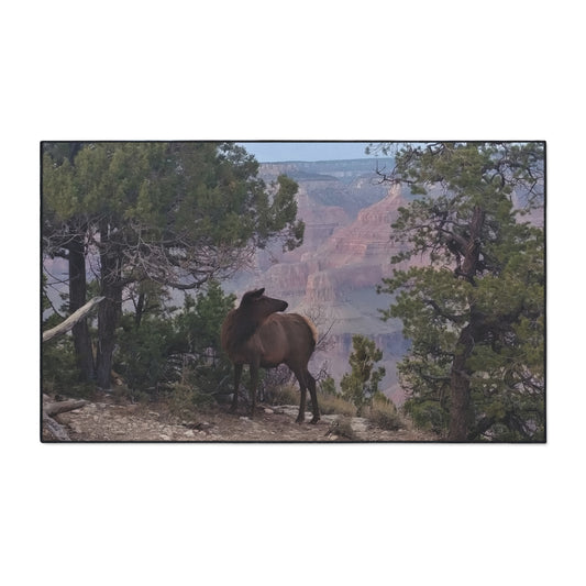 Floor Mat - Elk at the Grand Canyon