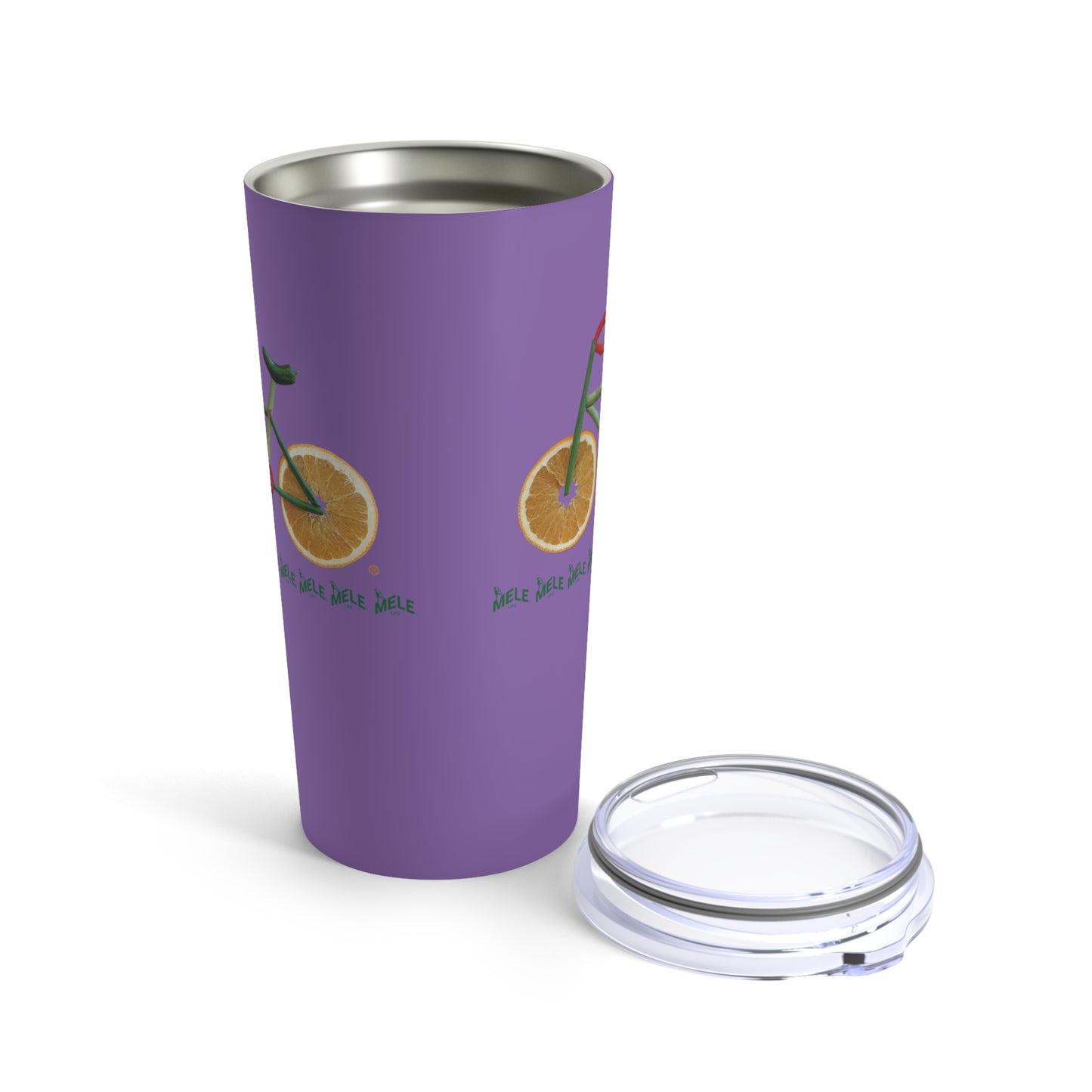 Tumbler 20oz - Veggie Bike   (purple)