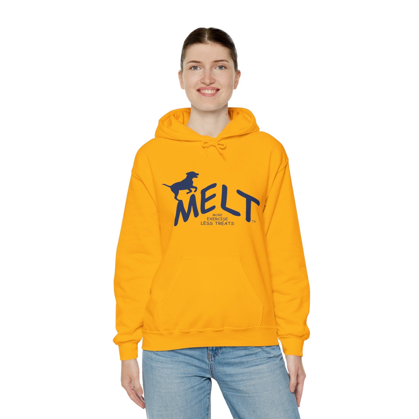 Hooded Sweatshirt (unisex) - MELT   (blue)