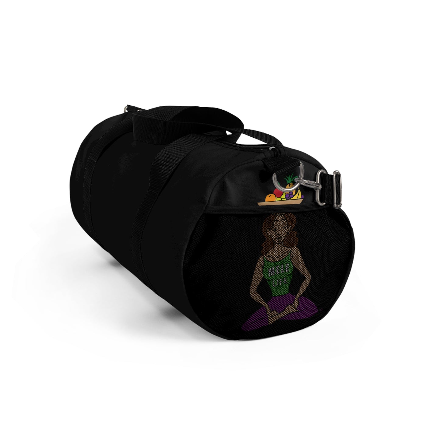 Duffel Bag - Yoga Lady 1  (black)