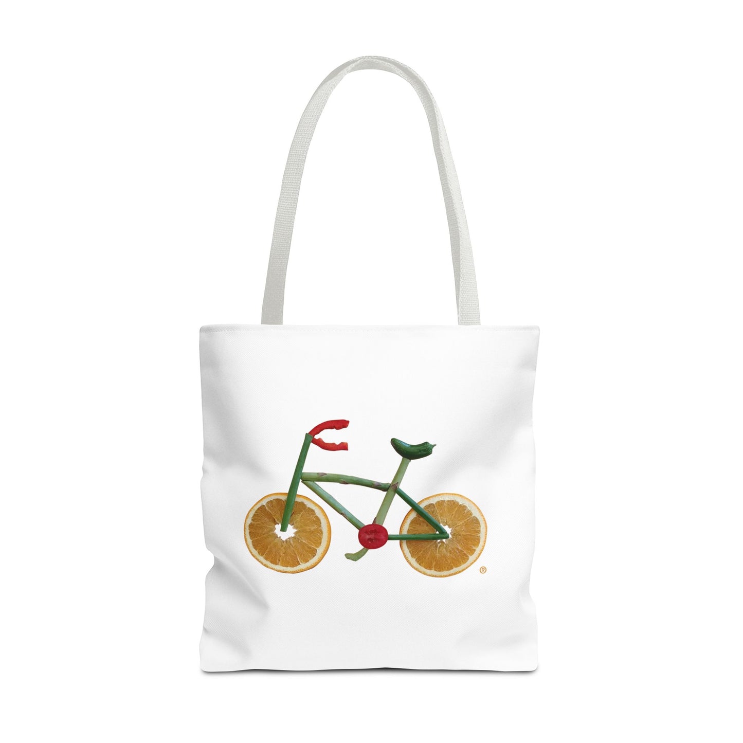 Tote Bag - Veggie Bike  (white)