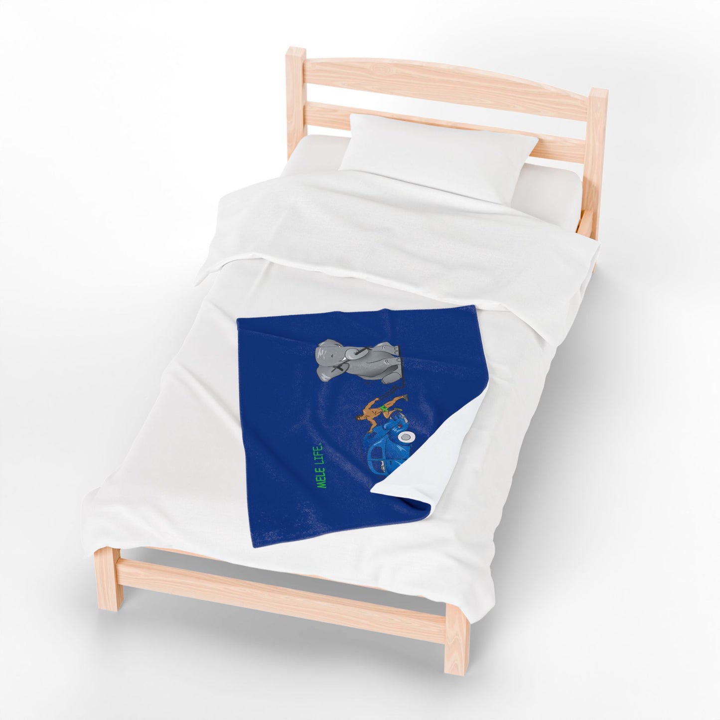 Blanket  - Strong Brown Man  (blue)