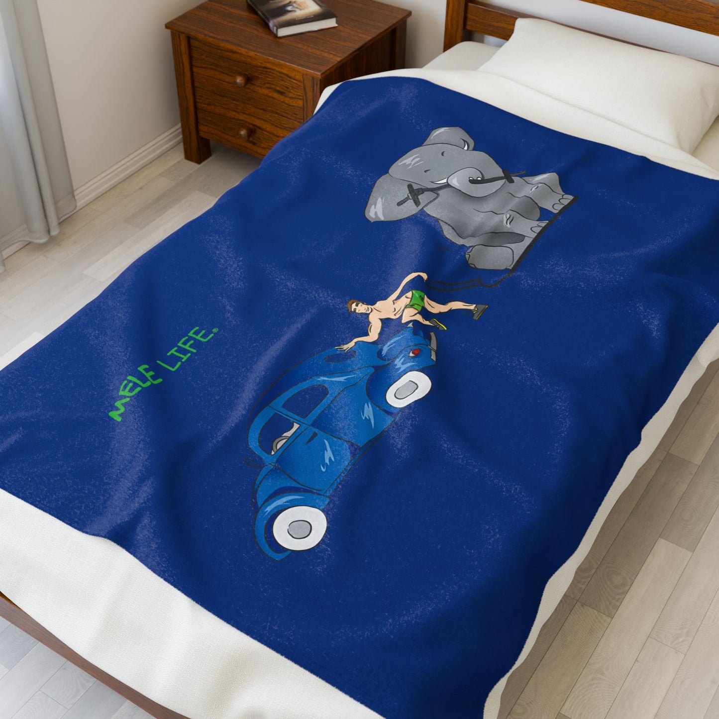 Blanket  - Strong White Man  (blue)