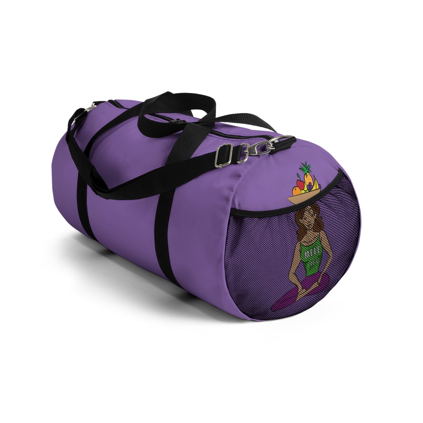Duffel Bag - Yoga Lady 1  (purple)