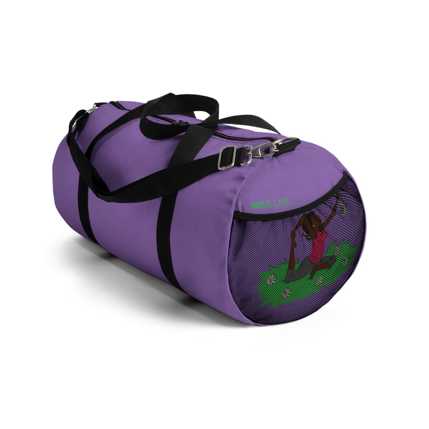 Duffel Bag - Yoga Lady 2  (purple)
