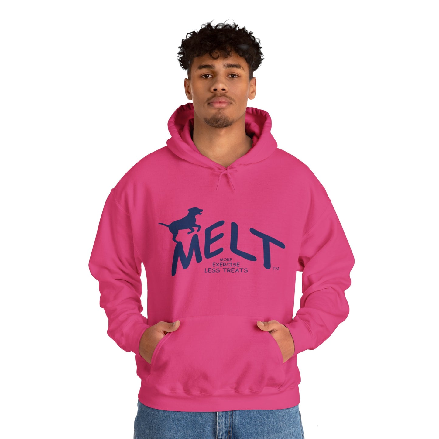 Hooded Sweatshirt (unisex) - MELT   (blue)