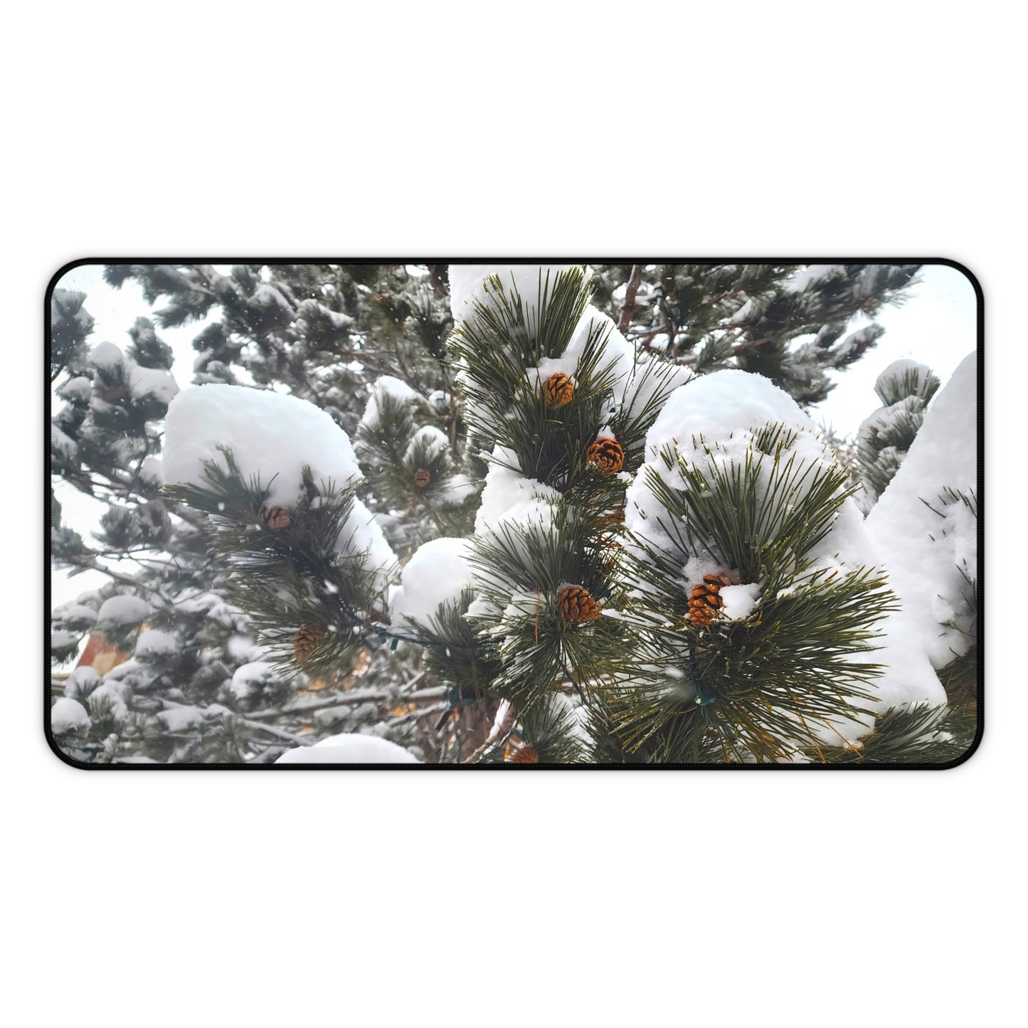 Desk Mat - Pine Cones