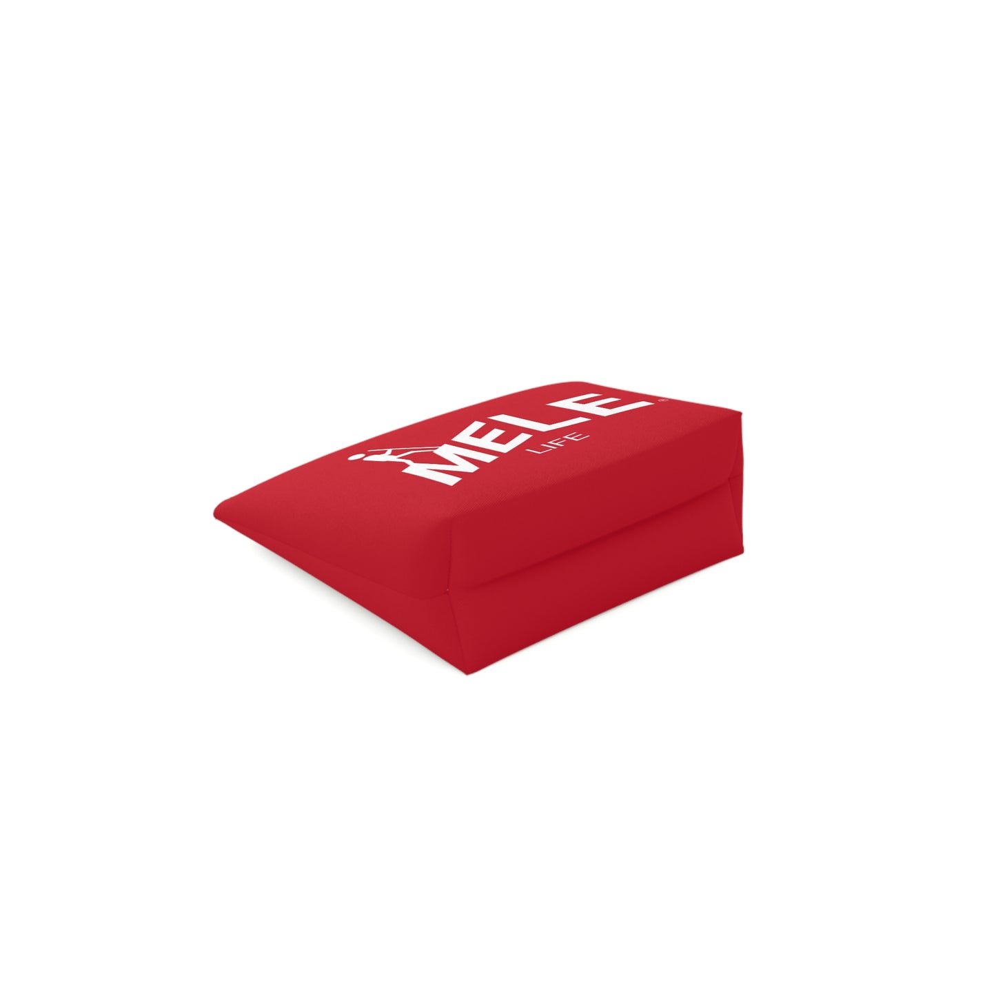 Cosmetic Bag - MELE LIFE logo   (red)