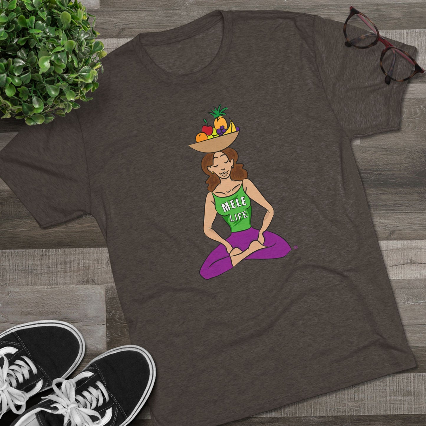 Triblend Tee (unisex) - Yoga Lady1