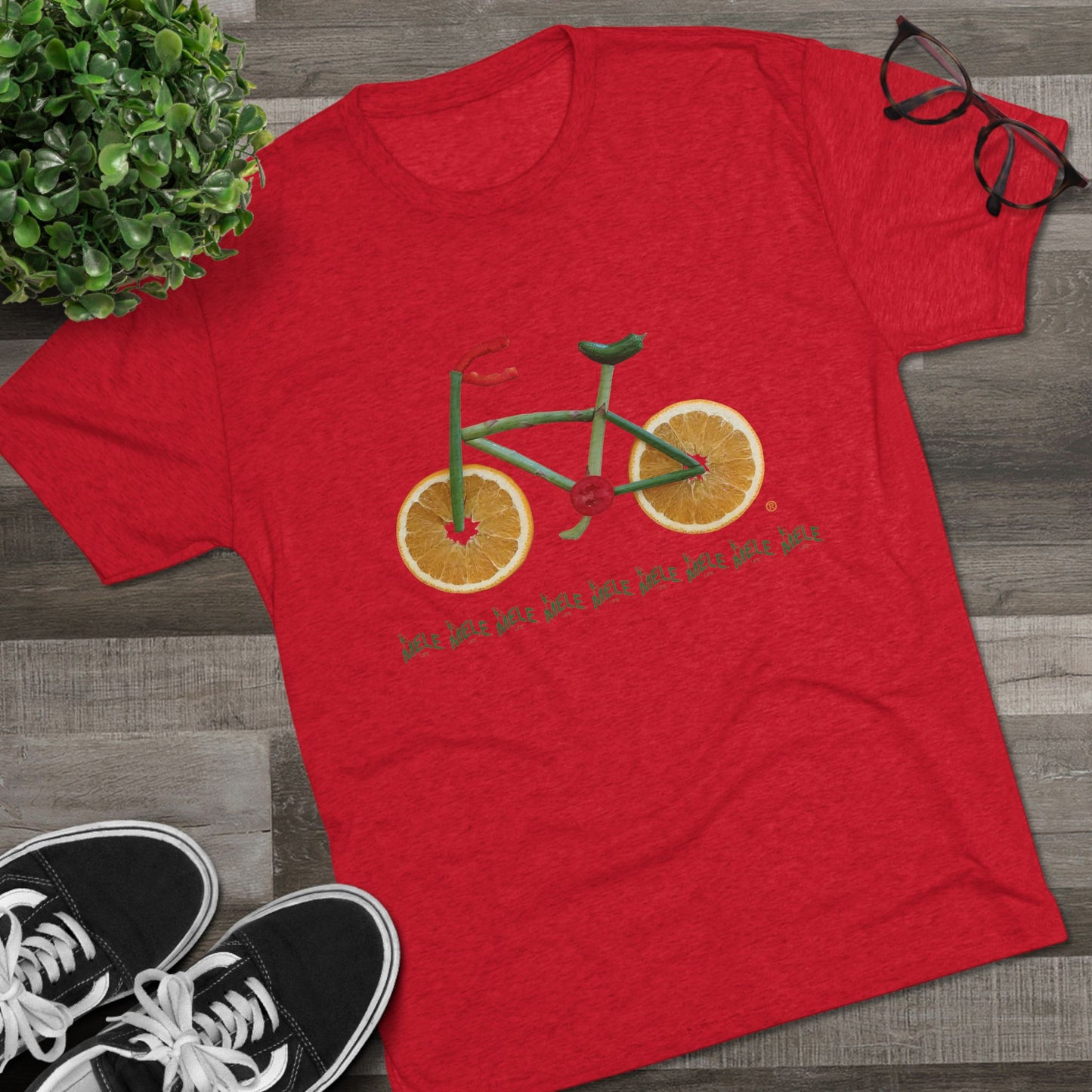 Triblend Tee (unisex) - Veggie Bike