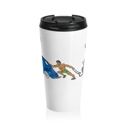 Travel Mug - strong brown man