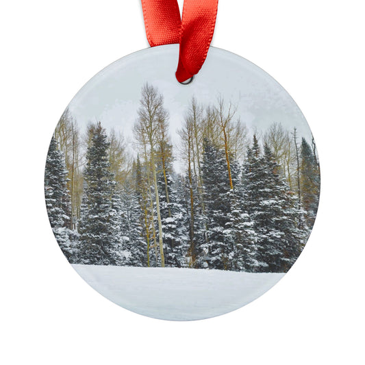 Holiday Ornament - Forest Winterscape