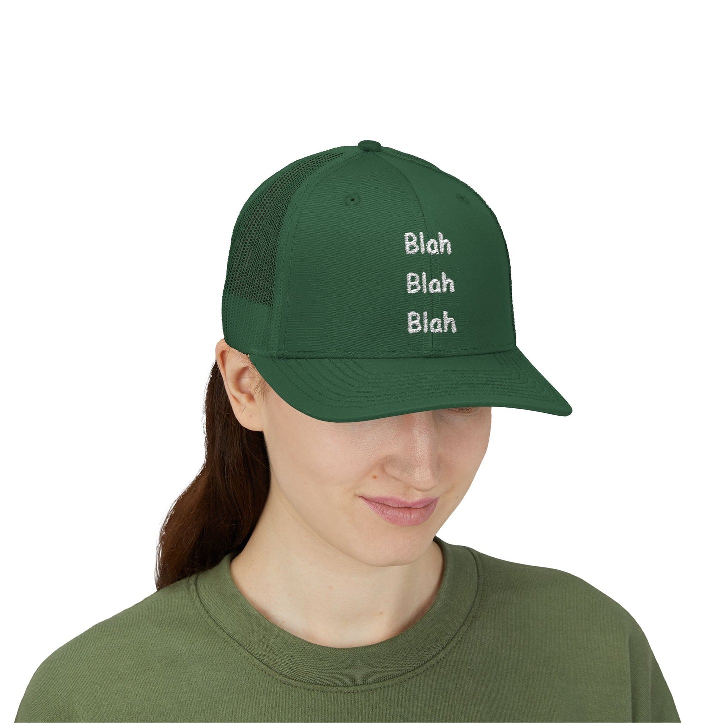 Baseball Cap (Snapback Trucker style) - Blah Blah Blah