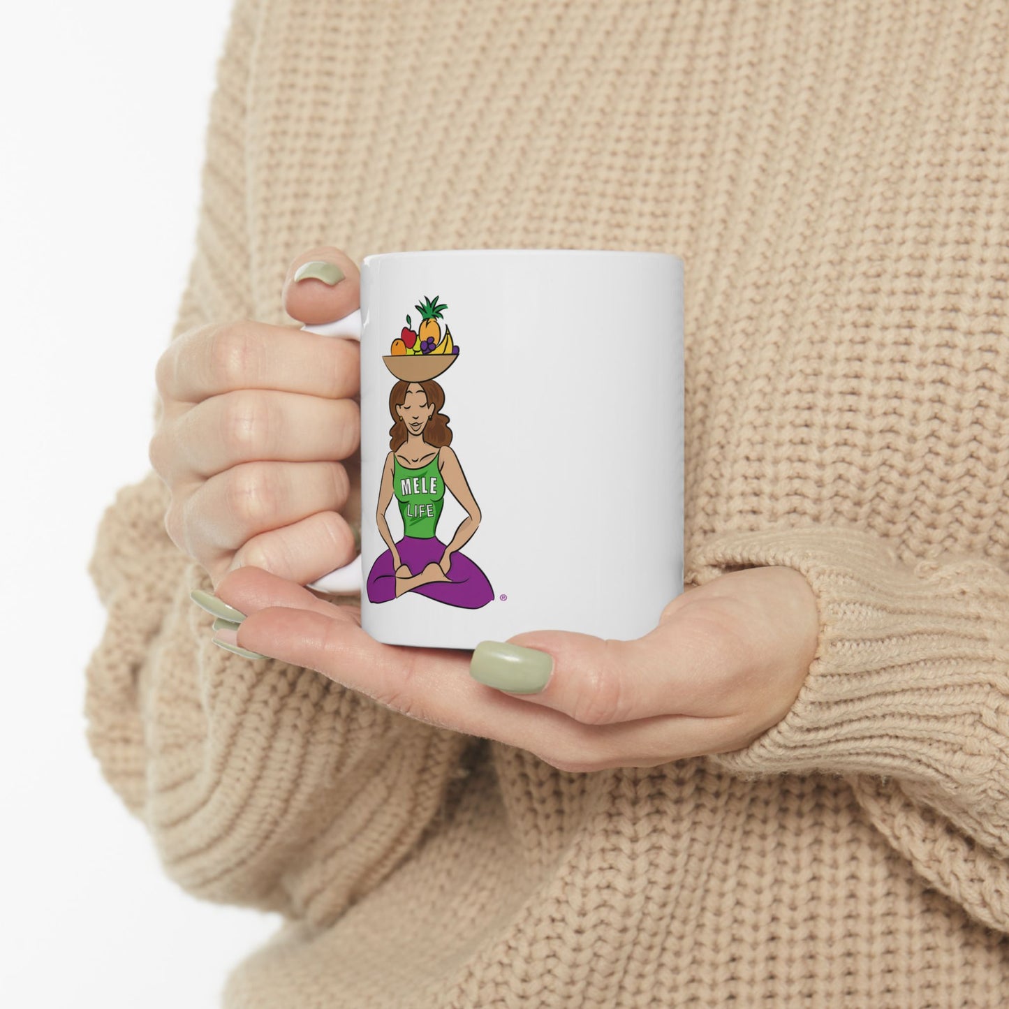 Coffee Mug (11oz/15oz) - Yoga Lady 1