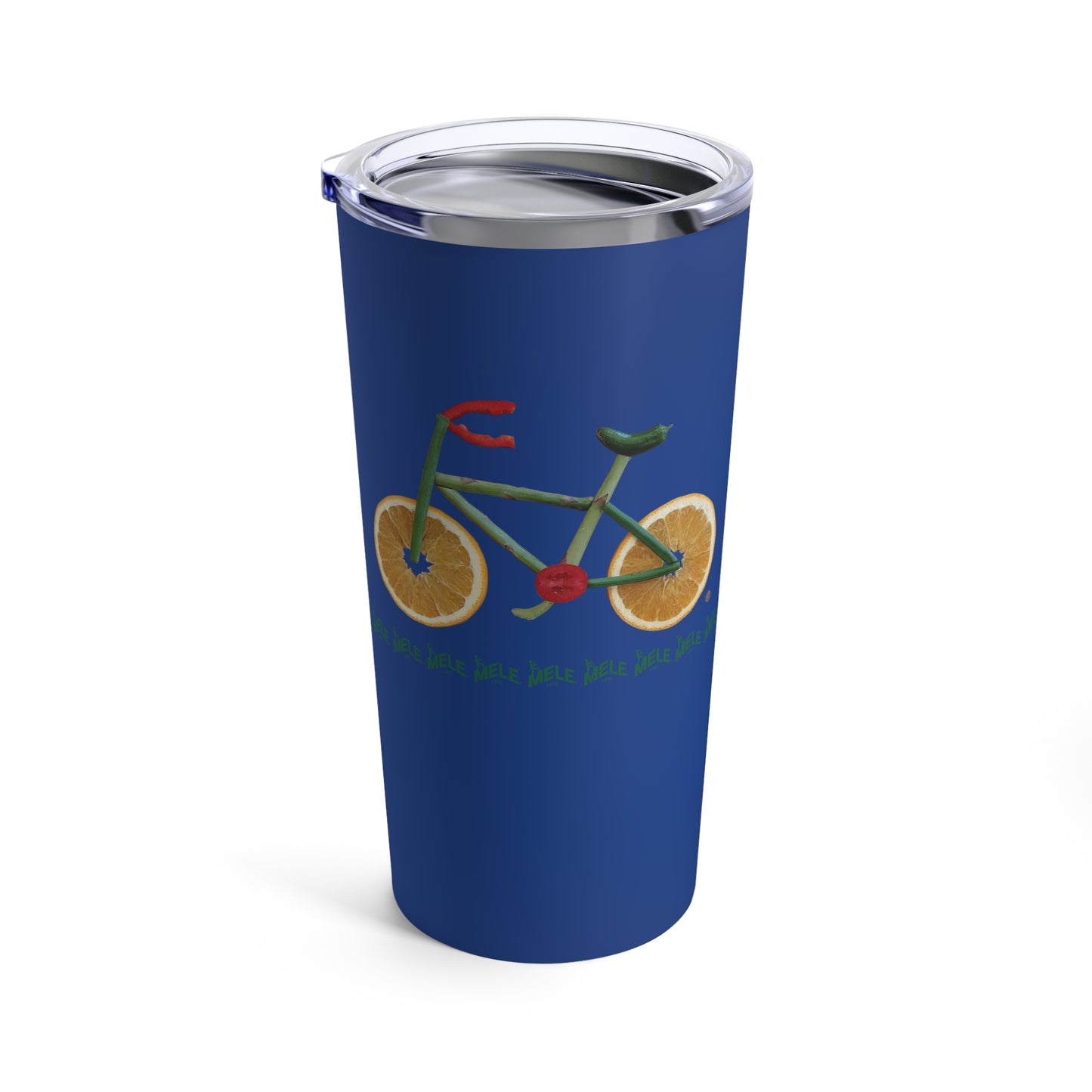 Tumbler 20oz - Veggie Bike   (dark blue)