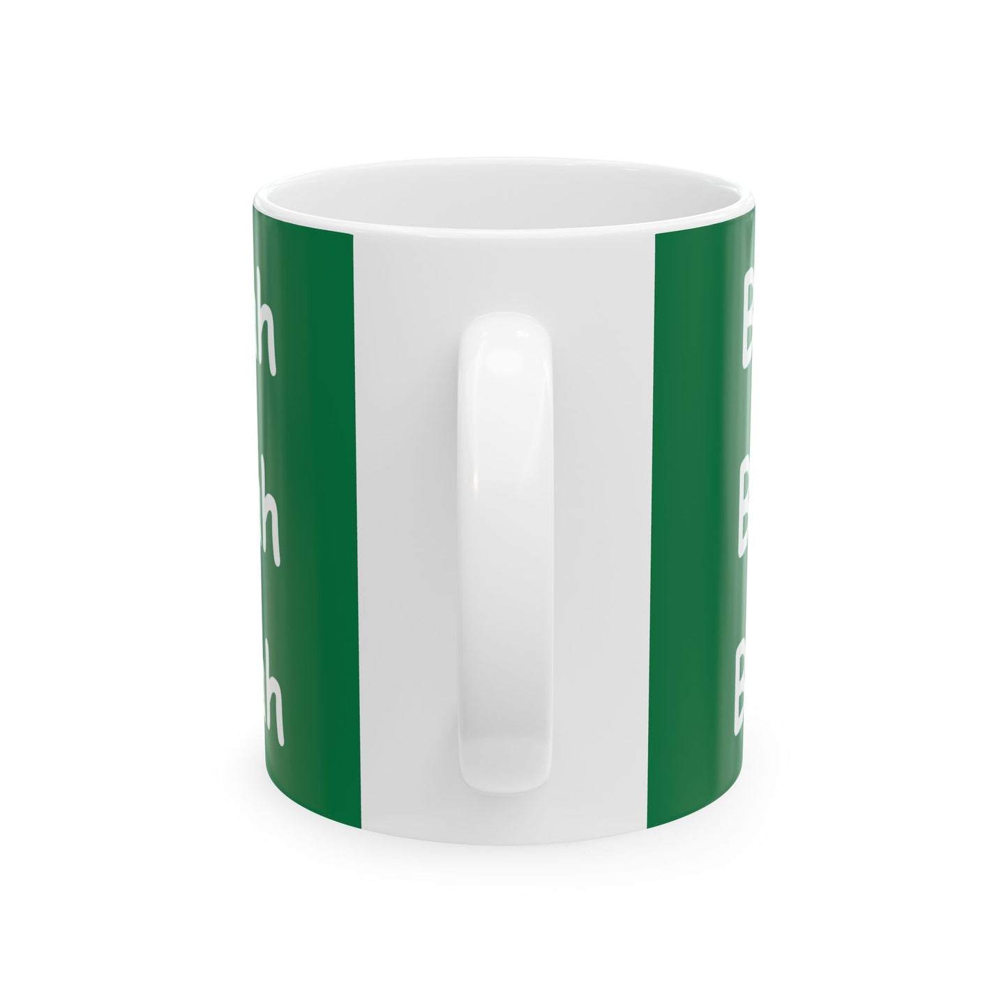 Coffee Mug (11oz/15oz) - Blah Blah Blah  (green)