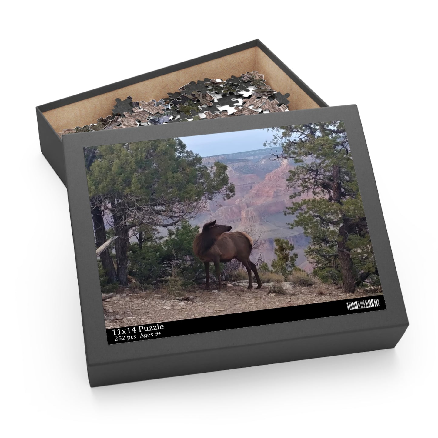 Puzzle -  Elk at Grand Canyon  (3 sizes)