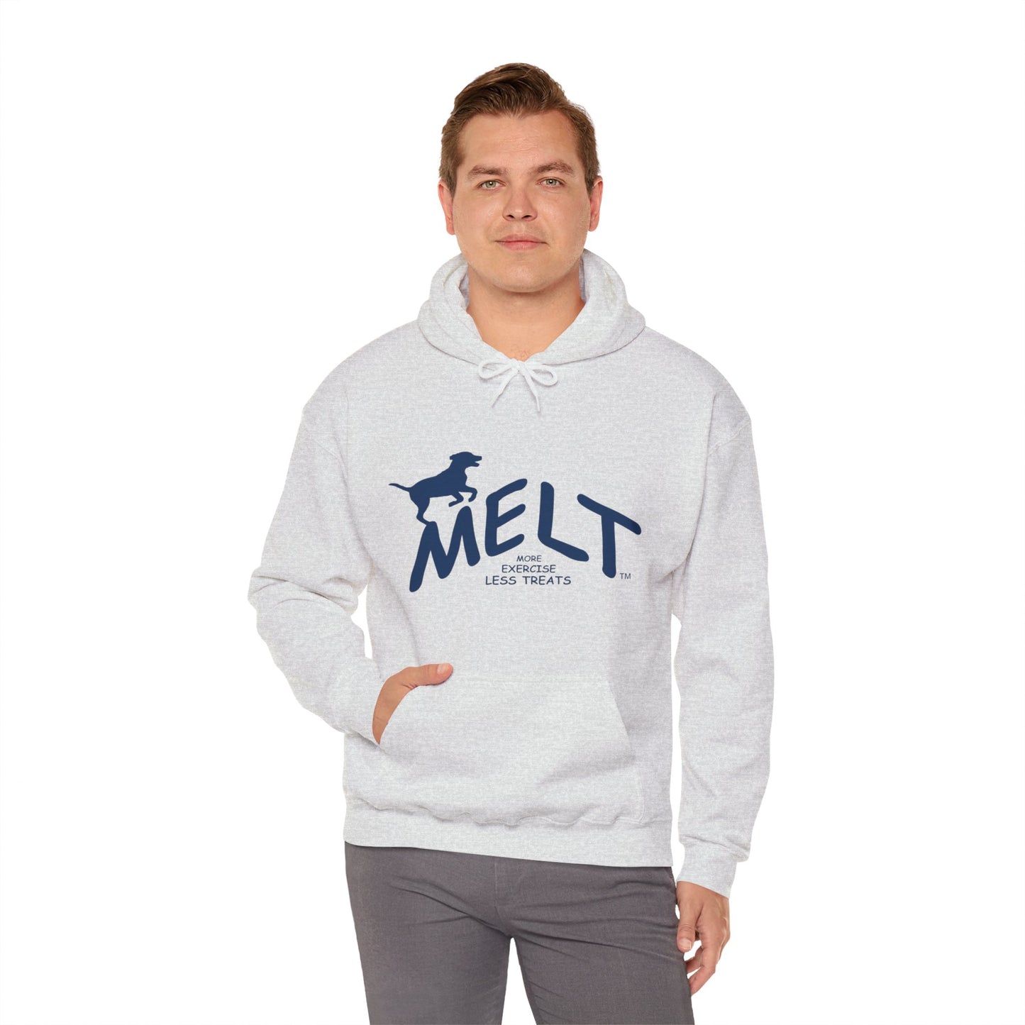 Hooded Sweatshirt (unisex) - MELT   (blue)