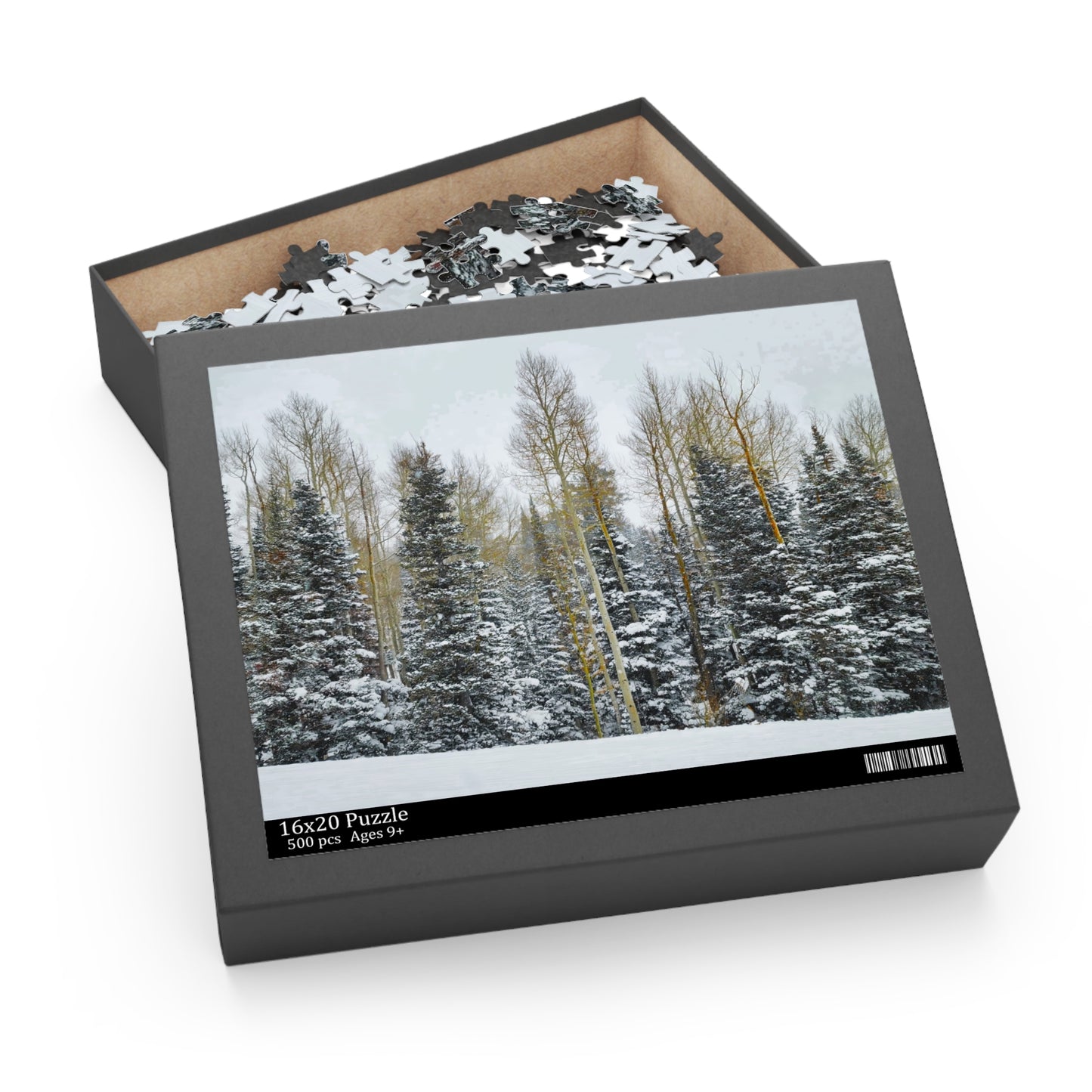 Puzzle - Forest Winterscape  (3 sizes)