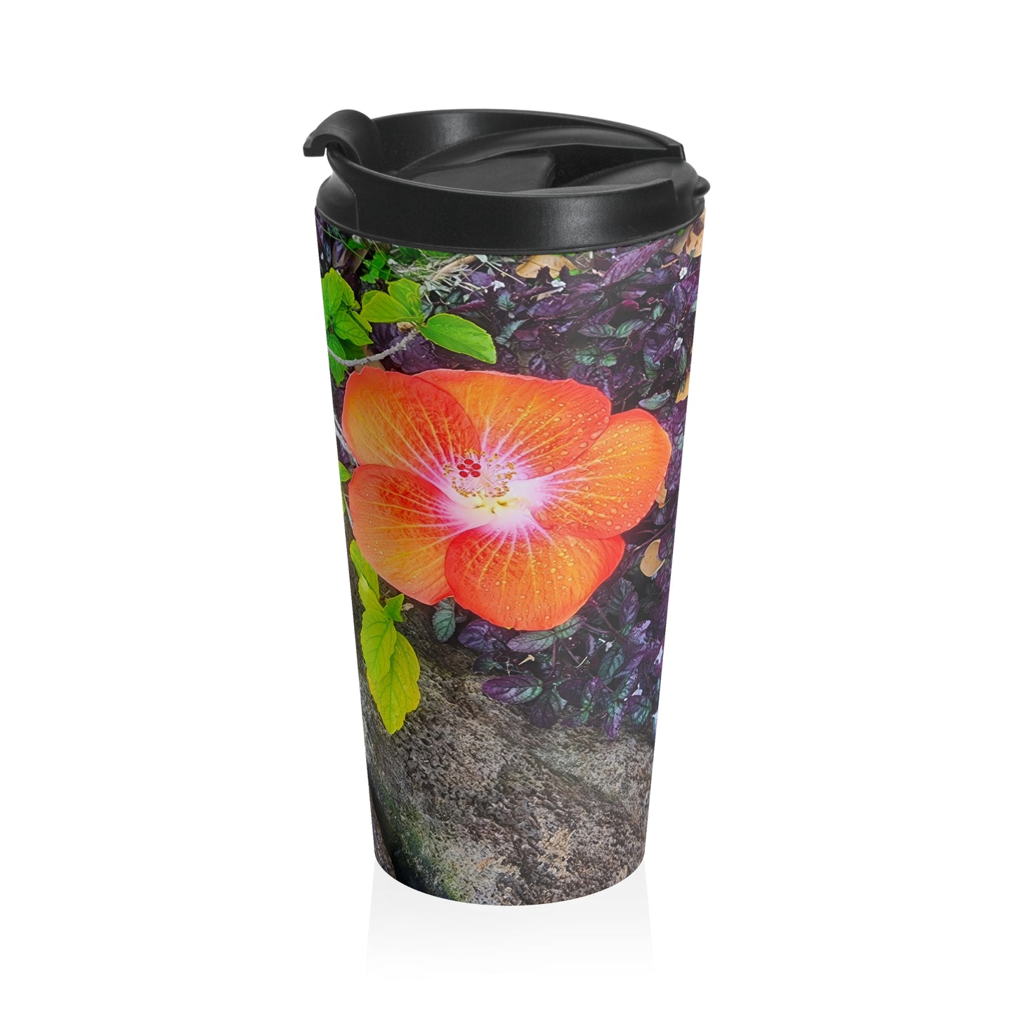 Travel Mug - Hibiscus flower  (Hawaii)