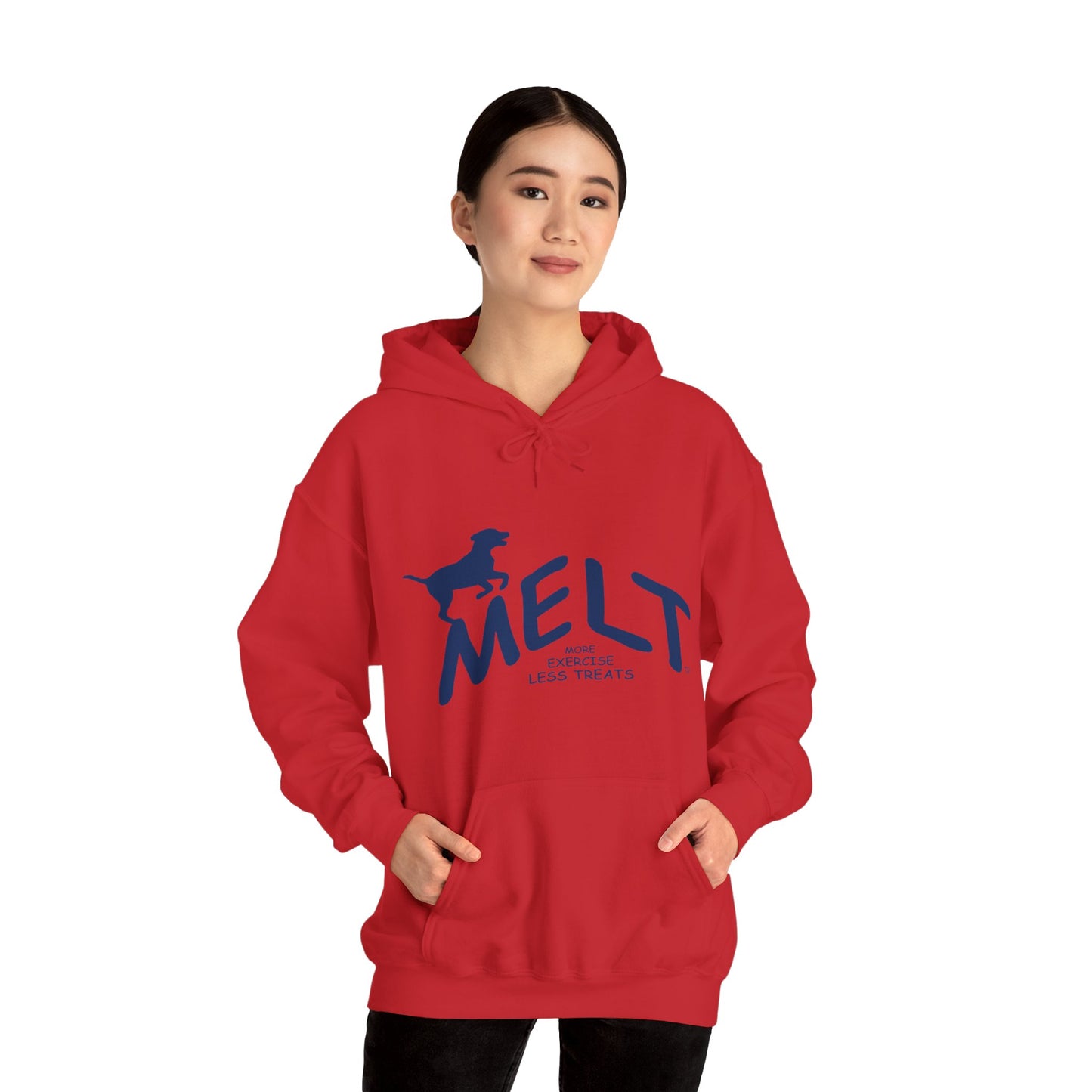 Hooded Sweatshirt (unisex) - MELT   (blue)