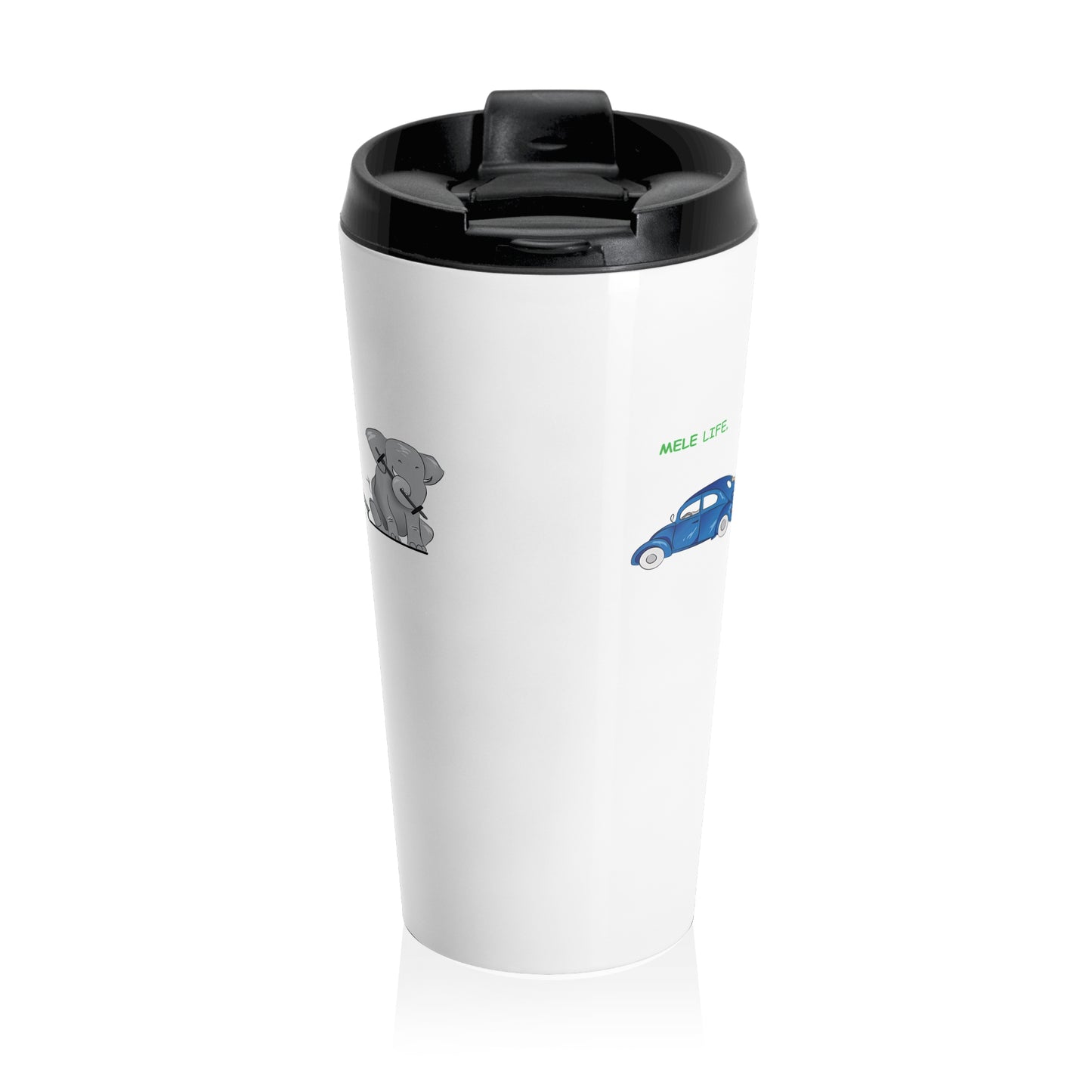 Travel Mug (15oz) - Strong White Man  (white)