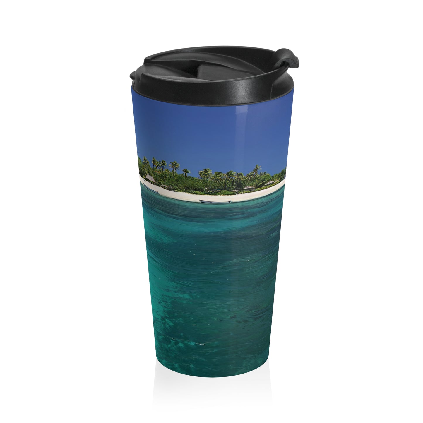 Travel Mug (15oz) - Tropical Island