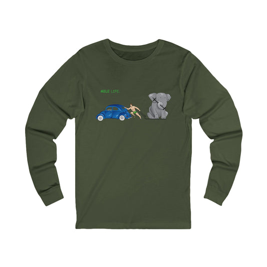 Long Sleeve Tee (Unisex) - Strong White Man